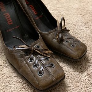 Size 38 Miu Miu heels